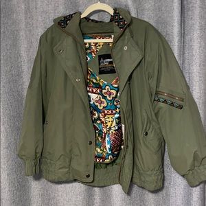 Vintage, olive green, London Fog jacket
